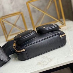 Replica Louis Vuitton Utility Crossbody Bag In Black M80450