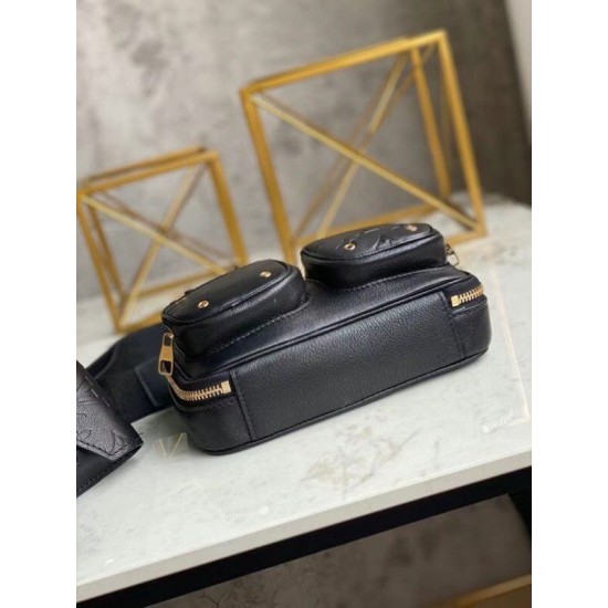 Replica Louis Vuitton Utility Crossbody Bag In Black M80450