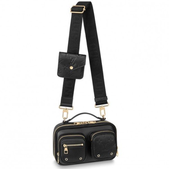 Replica Louis Vuitton Utility Crossbody Bag In Black M80450
