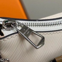 Replica Louis Vuitton White Marelle Bag Epi M80688