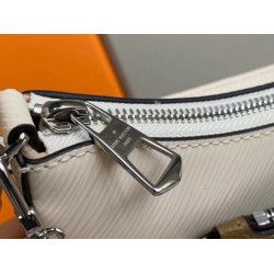 Replica Louis Vuitton White Marelle Bag Epi M80688
