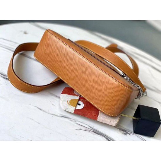 Fake Louis Vuitton Brown Marelle Bag Epi M80794 Replica