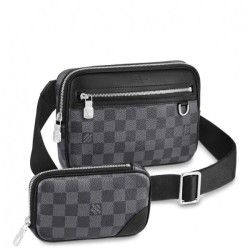 Fake Louis Vuitton Scott Messenger Bag Damier Graphite N50018 Replica