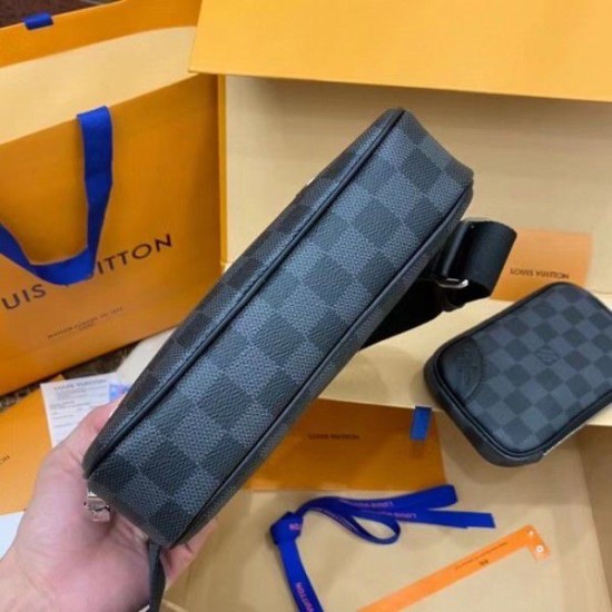 Fake Louis Vuitton Scott Messenger Bag Damier Graphite N50018 Replica
