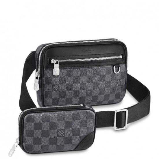 Fake Louis Vuitton Scott Messenger Bag Damier Graphite N50018 Replica