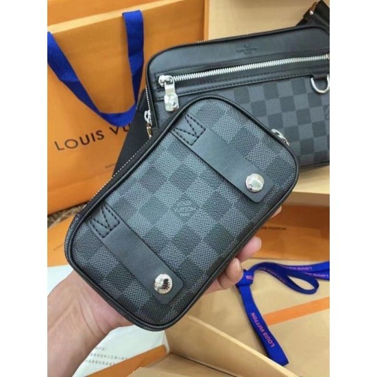Fake Louis Vuitton Scott Messenger Bag Damier Graphite N50018 Replica