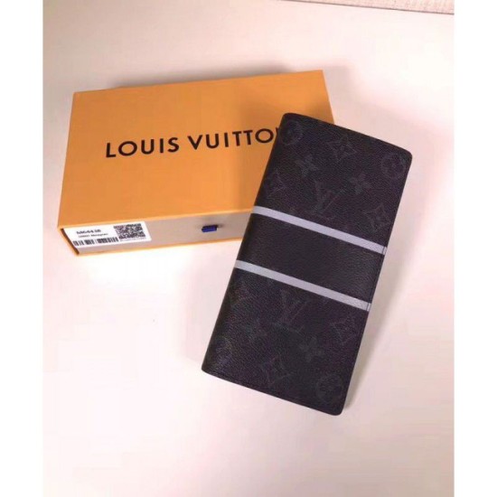 Replica Louis Vuitton  Brazza Wallet M64438 Black