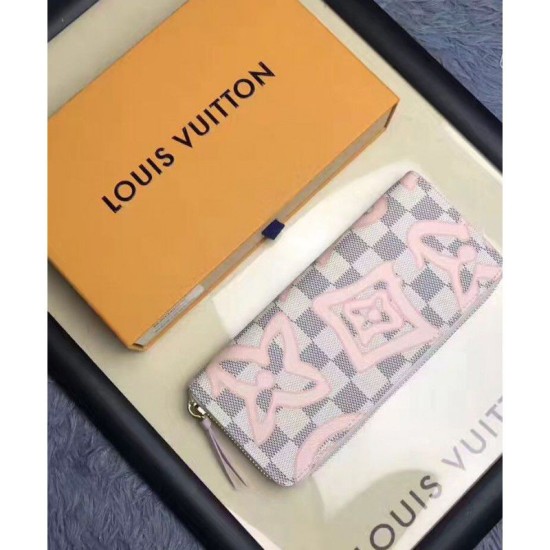 Replica Louis Vuitton Clemence Wallet N60099 White Replica Louis Vuitton Clemence Wallet N60099 White