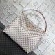 Fake Louis Vuitton Graceful MM Damier Azur Canvas Rose Ballerine N42233 Replica
