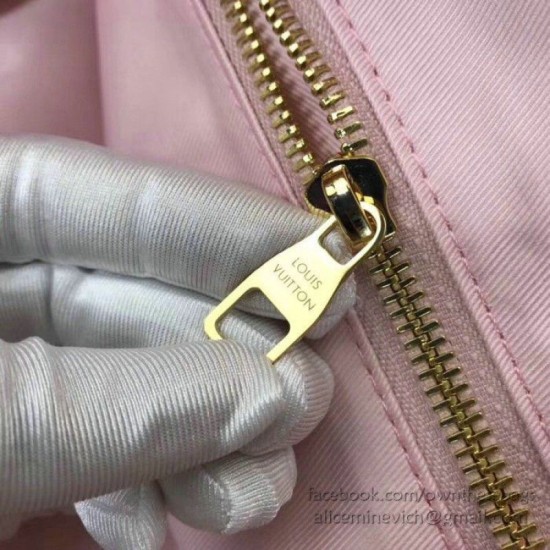 Fake Louis Vuitton Graceful MM Damier Azur Canvas Rose Ballerine N42233 Replica