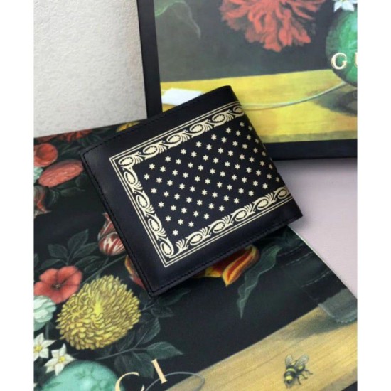 Replica Gucci Guccy bi-fold wallet 510491 Black