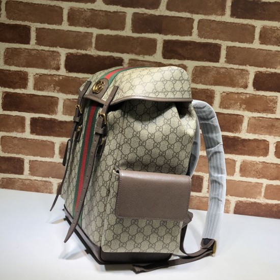 Replica Gucci Ophidia GG medium backpack 598140 Brown