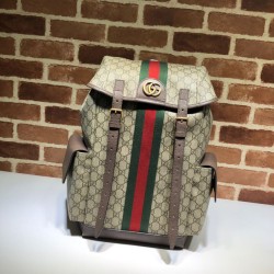 Replica Gucci Ophidia GG medium backpack 598140 Brown