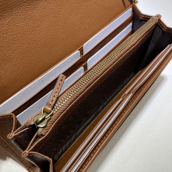 Fake Gucci Diana chain wallet 658243 Coffee Replica Fake Gucci Diana chain wallet 658243 Coffee Replica