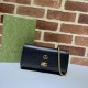 Fake Gucci Diana chain wallet 658243 Black Replica