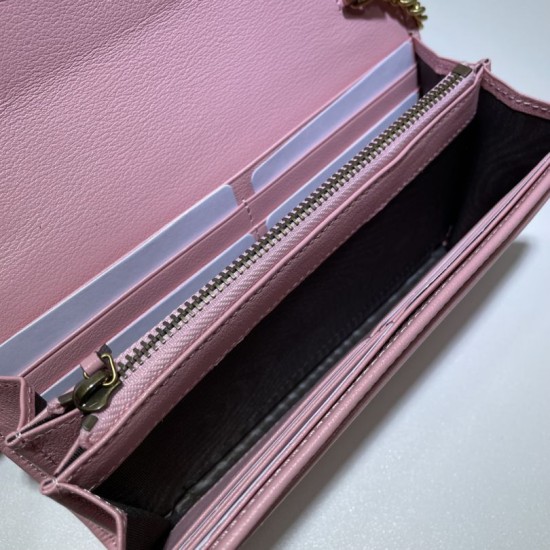 Replica Gucci Diana chain wallet 658243 Pink Replica Gucci Diana chain wallet 658243 Pink