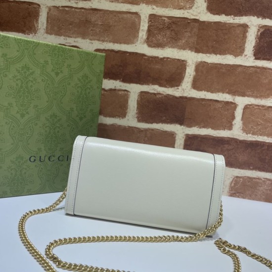 Replica Gucci Diana chain wallet 658243 Beige