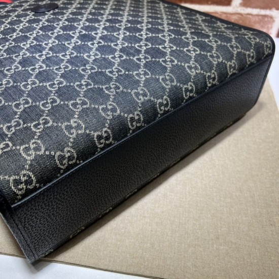 Replica Gucci Medium tote with Interlocking G 674155 Black Replica Gucci Medium tote with Interlocking G 674155 Black