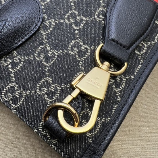 Replica Gucci Medium tote with Interlocking G 674155 Black Replica Gucci Medium tote with Interlocking G 674155 Black