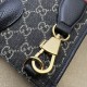 Replica Gucci Medium tote with Interlocking G 674155 Black Replica Gucci Medium tote with Interlocking G 674155 Black