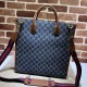 Fake Gucci Medium tote with Interlocking G 674155 Coffee Replica Fake Gucci Medium tote with Interlocking G 674155 Coffee Replica