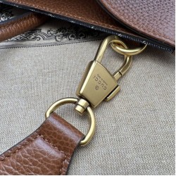 Fake Gucci Medium tote with Interlocking G 674155 Coffee Replica