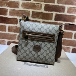Replica Gucci GG Supreme messenger bag 681021 Coffee