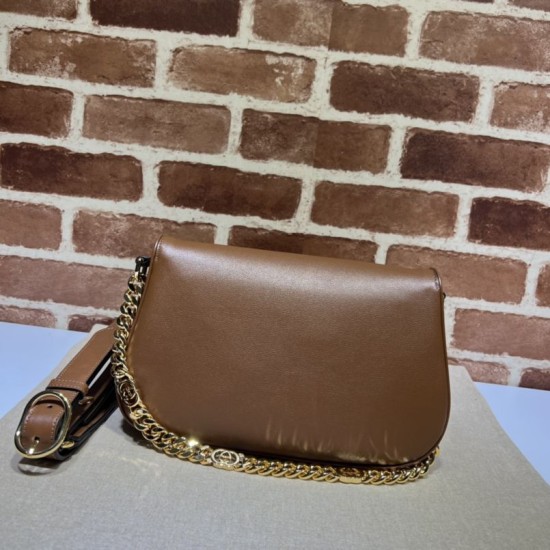 Replica Gucci Blondie shoulder bag 699268 Coffee Fake Gucci Blondie shoulder bag 699268 Coffee Replica