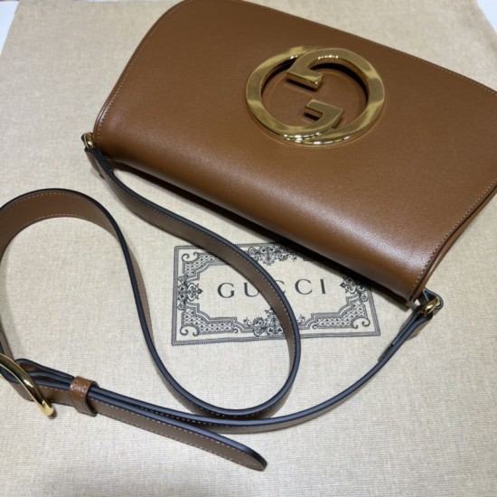 Replica Gucci Blondie shoulder bag 699268 Coffee Fake Gucci Blondie shoulder bag 699268 Coffee Replica