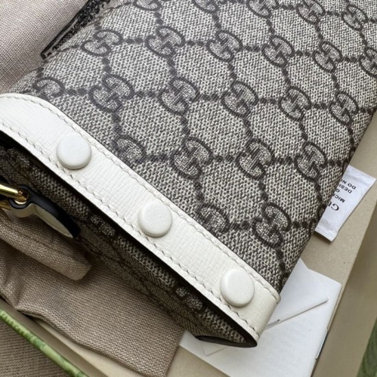 Replica Gucci Horsebit 1955 mini bag 699296 White Replica Gucci Horsebit 1955 mini bag 699296 White
