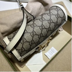 Replica Gucci Horsebit 1955 mini bag 699296 White Replica Gucci Horsebit 1955 mini bag 699296 White
