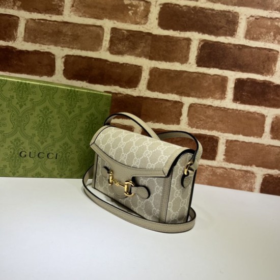 Replica Gucci Horsebit 1955 mini bag 699296 Beige Fake Gucci Horsebit 1955 mini bag 699296 Beige Replica