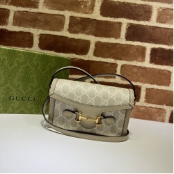 Fake Gucci Horsebit 1955 mini bag 699296 Beige Replica