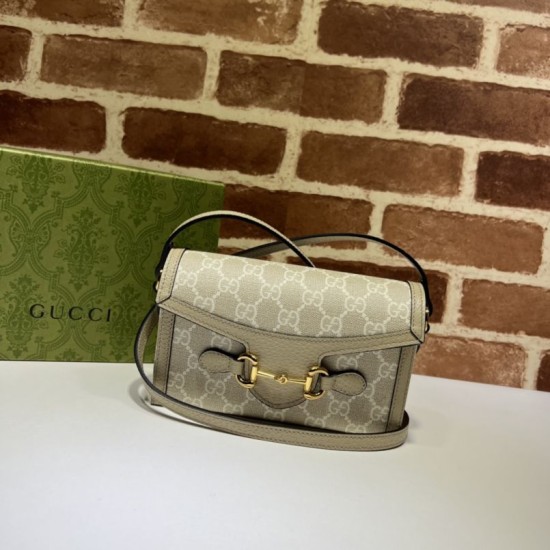 Replica Gucci Horsebit 1955 mini bag 699296 Beige Fake Gucci Horsebit 1955 mini bag 699296 Beige Replica