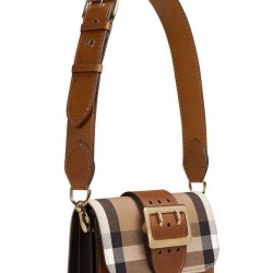 Replica Burberry Small Buckle Crossbody Bag Coffee