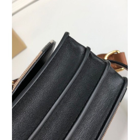 Fake Burberry Small Buckle Crossbody Bag Coffee Replica Replica Burberry Small Buckle Crossbody Bag Coffee