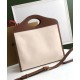 Replica Burberry Medium Two-tone Canvas and Leather Pocket Bag Coffee Fake Burberry Medium Two-tone Canvas and Leather Pocket Bag Coffee Replica