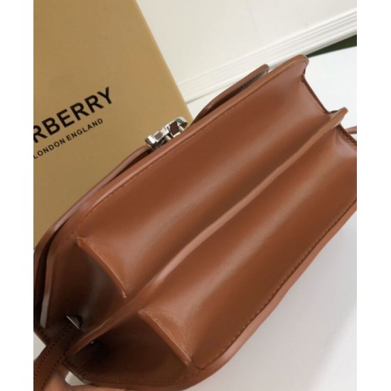 Replica Burberry Small Leather TB Bag Coffee Replica Burberry Small Leather TB Bag Coffee