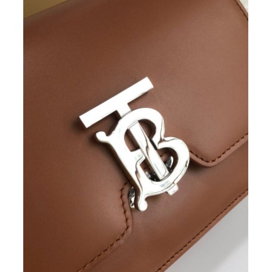 Replica Burberry Small Leather TB Bag Coffee Replica Burberry Small Leather TB Bag Coffee