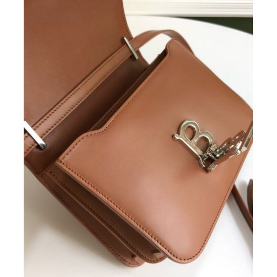 Replica Burberry Small Leather TB Bag Coffee Replica Burberry Small Leather TB Bag Coffee