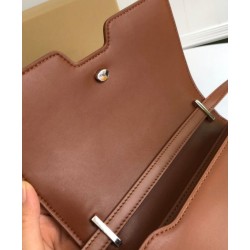 Replica Burberry Small Leather TB Bag Coffee Replica Burberry Small Leather TB Bag Coffee