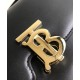 Fake Burberry Small Leather TB Bag Black Replica Replica Burberry Small Leather TB Bag Black