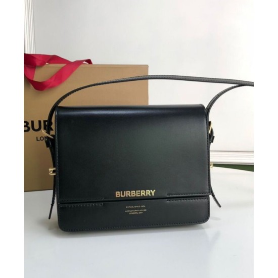 Fake Burberry Small Leather Grace Bag Black Replica Replica Burberry Small Leather Grace Bag Black