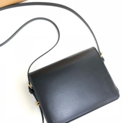 Replica Burberry Small Leather Grace Bag Black