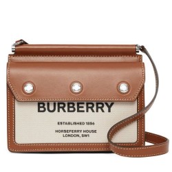 Replica Burberry Mini Horseferry Print Title Bag with Pocket Detail Coffee
