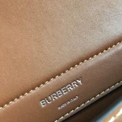 Replica Burberry Mini Horseferry Print Title Bag with Pocket Detail Coffee