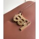 Fake Burberry Medium Leather TB Bag Coffee Replica Replica Burberry Medium Leather TB Bag Coffee