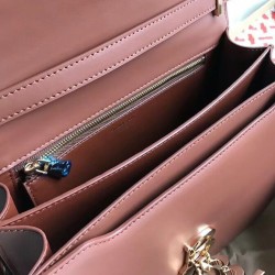 Replica Burberry Medium Leather TB Bag Coffee