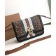 Replica Burberry Small Monogram Stripe E-canvas TB Bag Coffee Replica Burberry Small Monogram Stripe E-canvas TB Bag Coffee