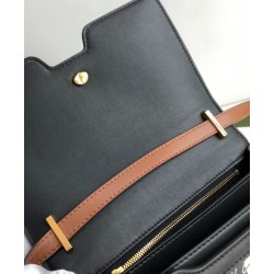 Replica Burberry Small Monogram Stripe E-canvas TB Bag Coffee Replica Burberry Small Monogram Stripe E-canvas TB Bag Coffee